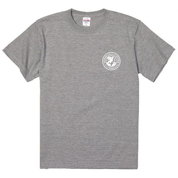 Honolulu Coffee LogoＴシャツ-Gray