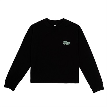 HCモックネックTシャツ-Black